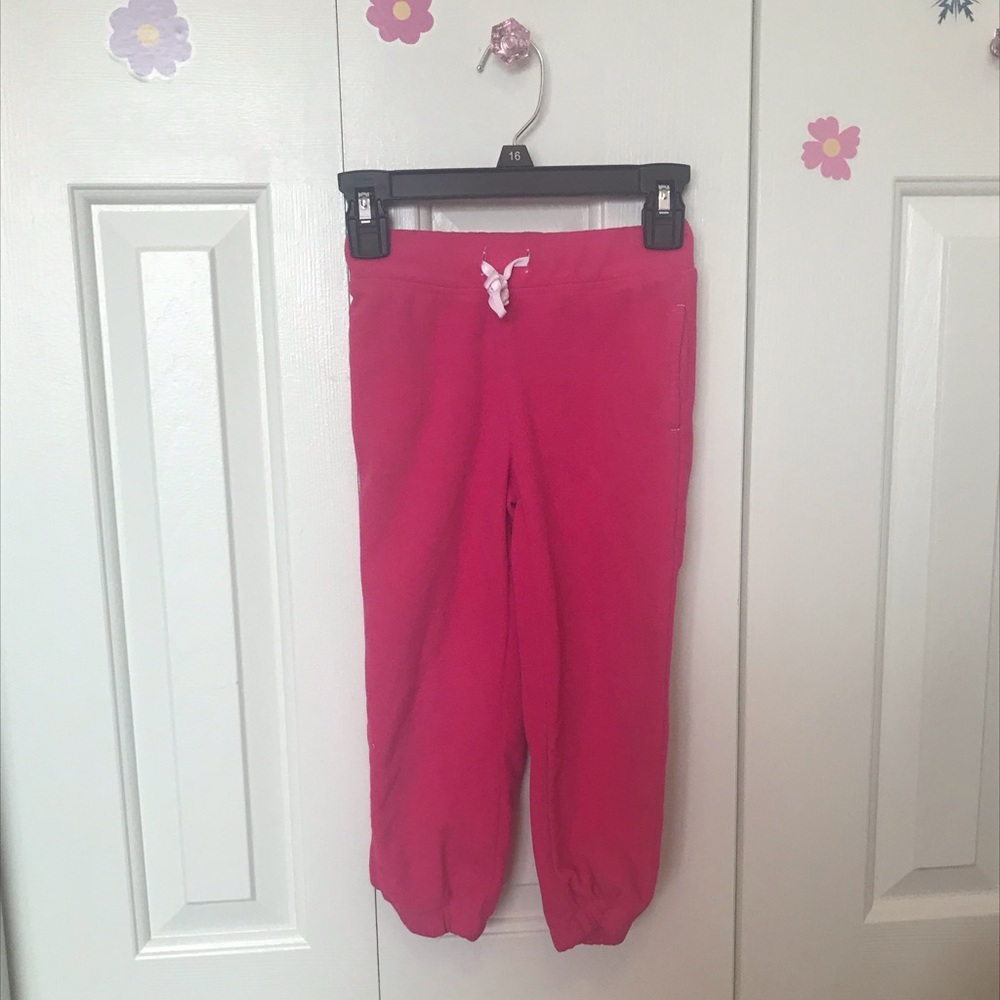 Pink Fleece Joggers